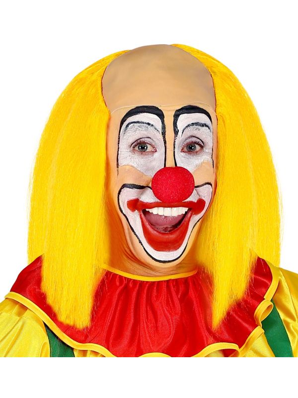 Kalende gele clownspruik