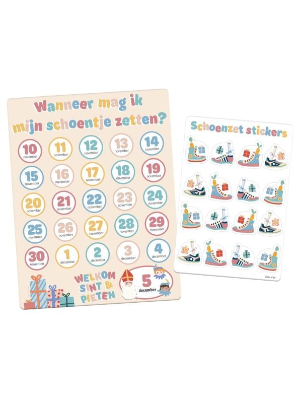Kalender Schoen Zetten Sinterklaas