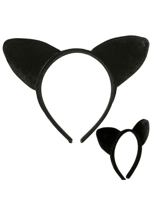 Katten Oren Haarband Zwart Dames Mannen