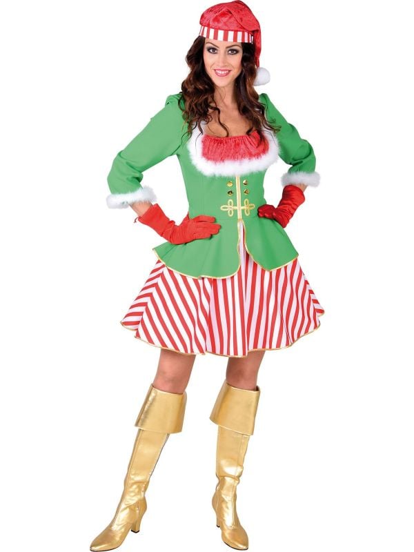 Kerst elf jurkje vrouwen main product photo