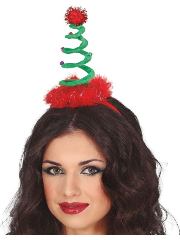 Kerstboom spiraal hoofdband