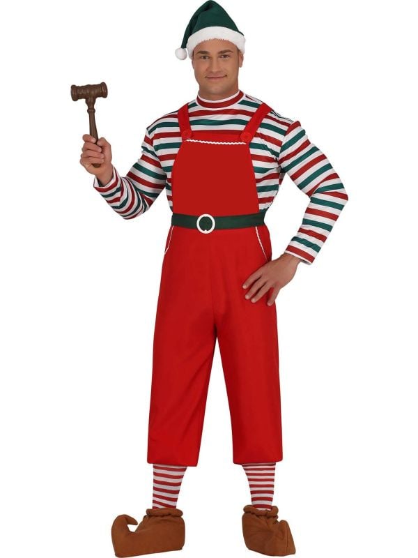 Kerstman assistent kostuum volwassenen