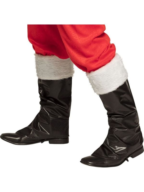 Kerstman zwarte opzetlaarzen
