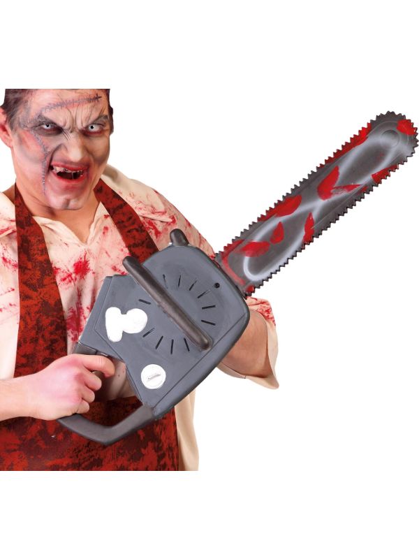 Kettingzaag met bloed Halloween