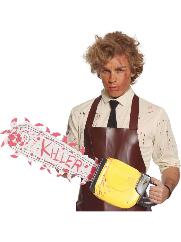 Killer kettingzaag met bloed halloween main product photo