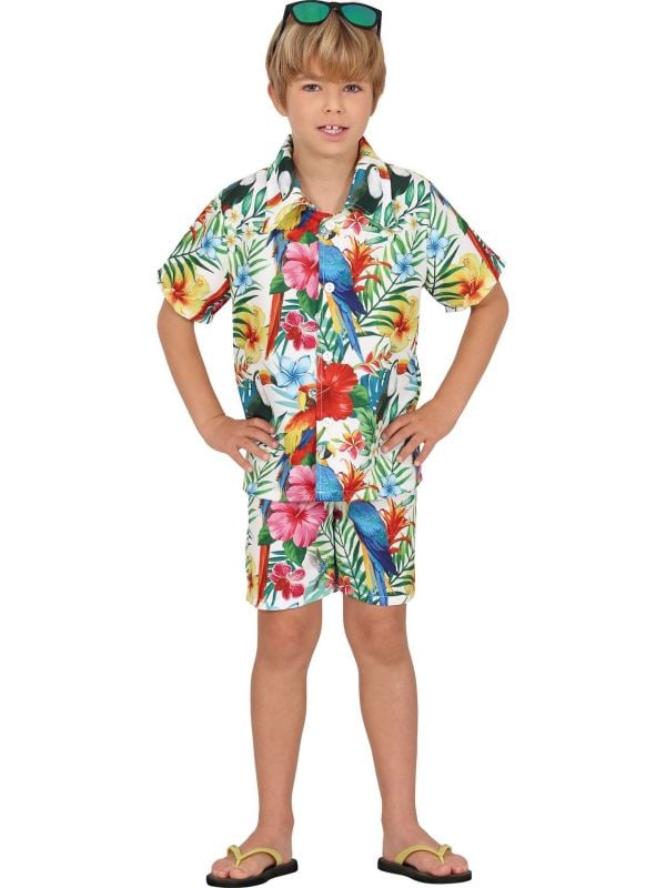 Kinder T-shirt Zomers Wit