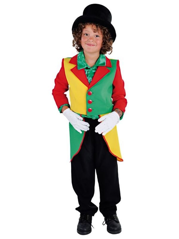 Kinderen slipjas rood-geel-groen main product photo