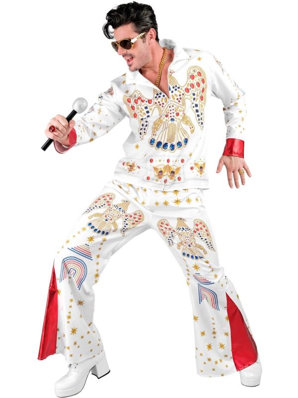 King of Rock & Roll Elvis Pak Wit Mannen