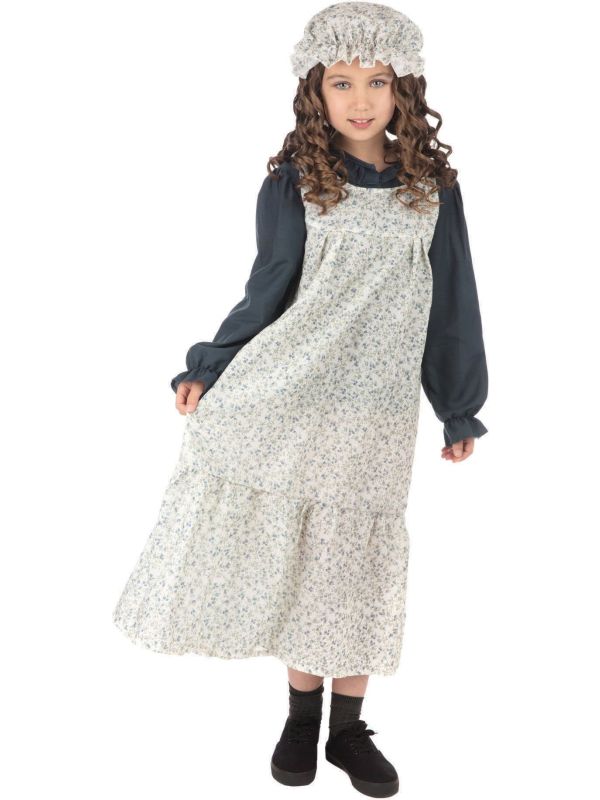 Klassiek Victoriaans Meisje Jurk