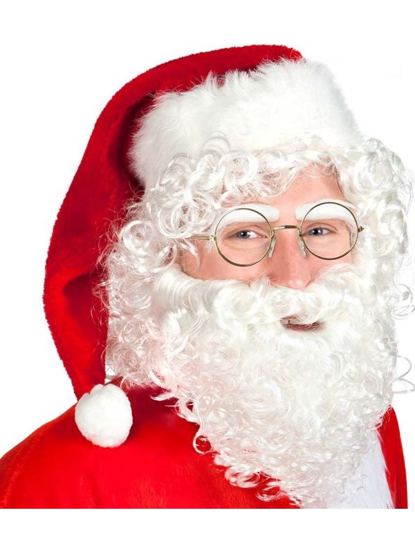 Klassieke bril kerstman goud main product photo