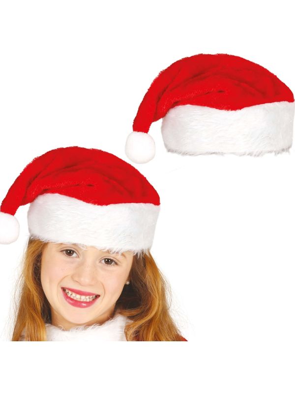 Klassieke warme kerstman muts kind main product photo