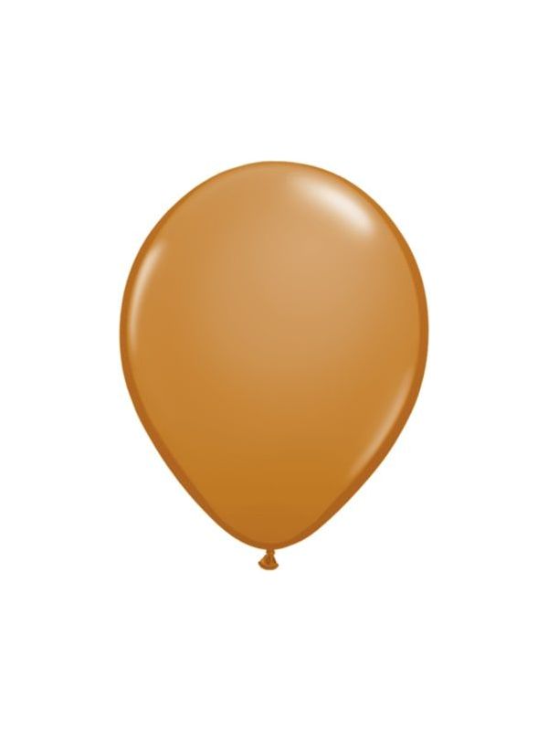 Kleine mokka bruine basic ballonnen 100 stuks main product photo