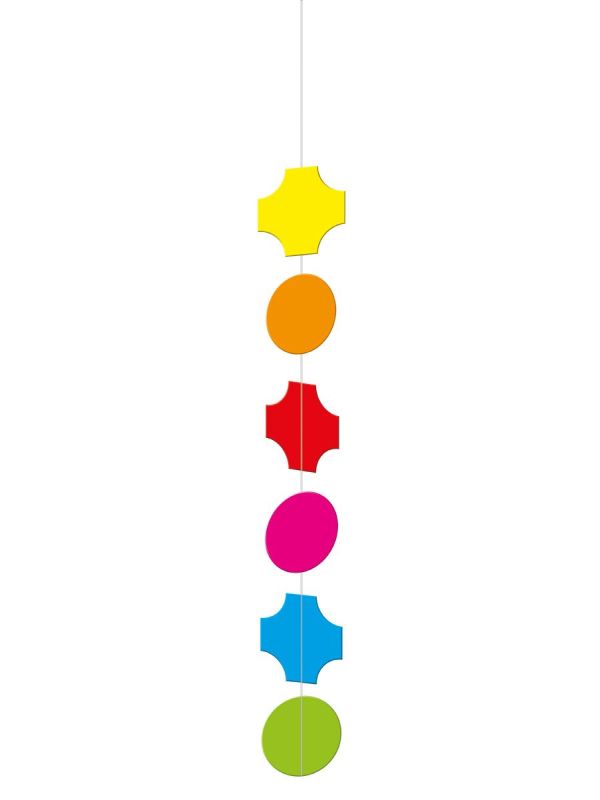 Kleuren party hangdecoratie