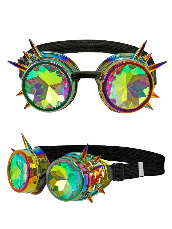 Kleurrijke Steampunk Bril