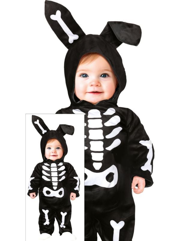 Konijn skelet kostuum halloween baby main product photo