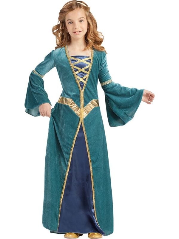Koninginnenjurk Blauw Meisjes