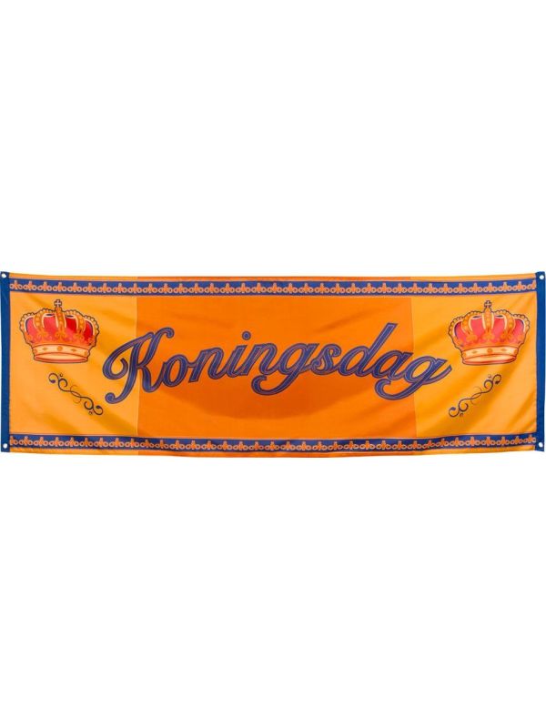 Koningsdag banner oranje main product photo