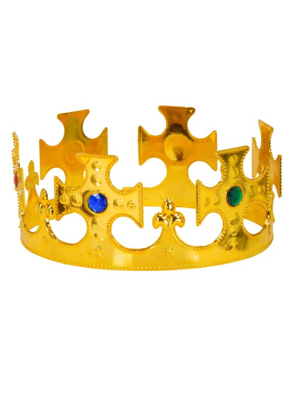 Koningskroon Goud Verstelbaar Jongens Heren