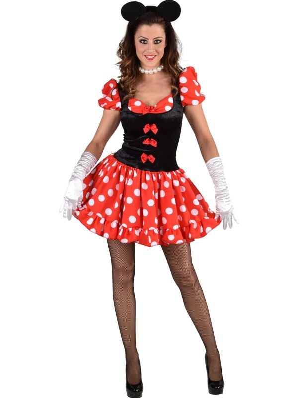 Korte minnie mouse jurk dames main product photo
