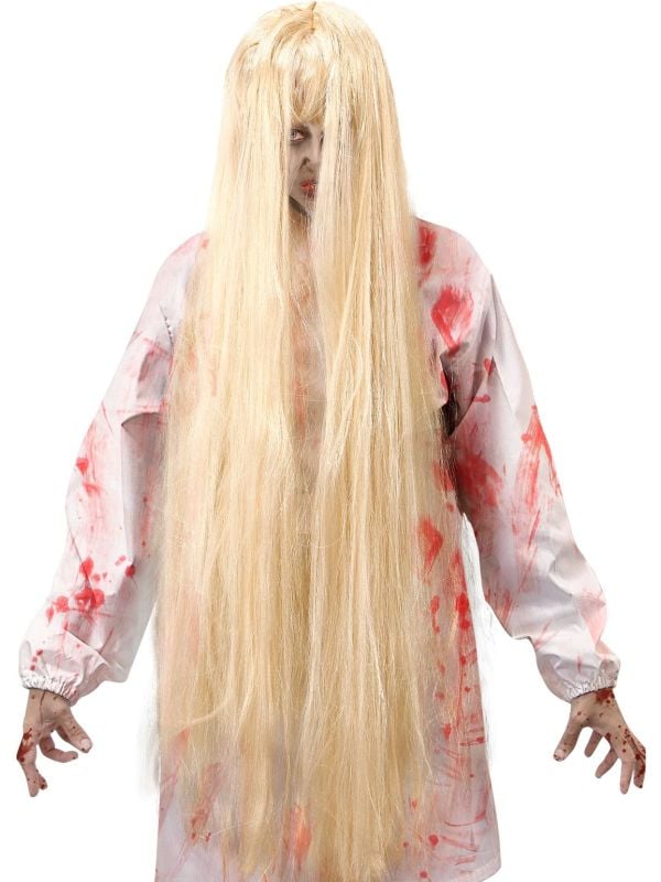 Kwade geest blonde pruik