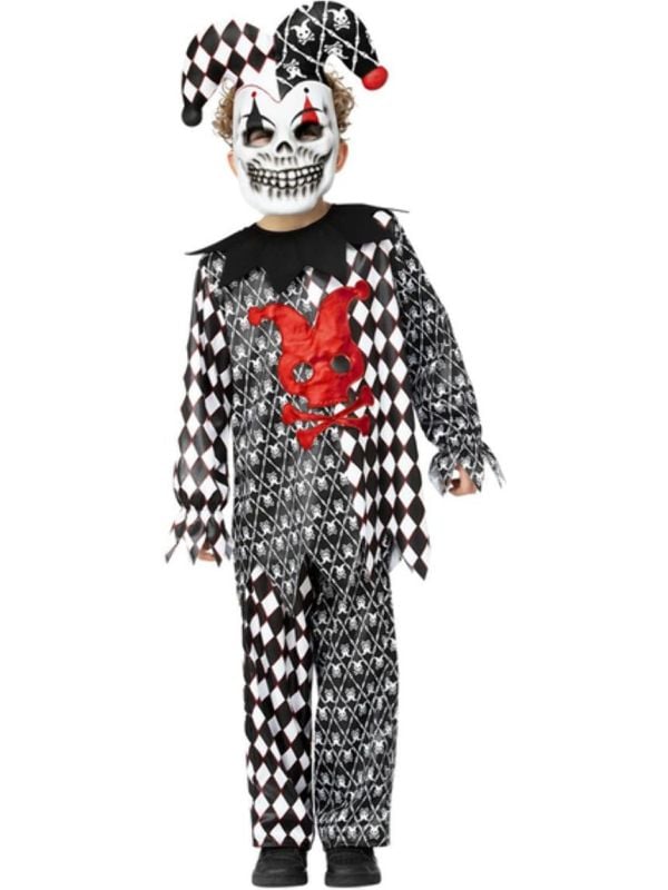 Kwade Joker Kostuum Kinderen Zwart en Wit main product photo