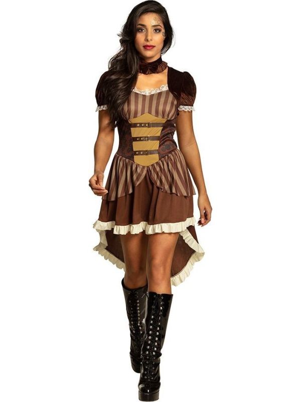 Lady steampunk outfit dames main product photo