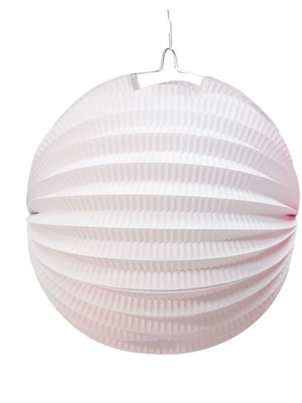Lampion decoratie wit