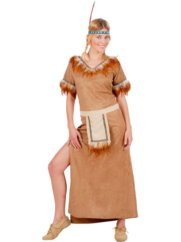 Lange indianen jurk main product photo