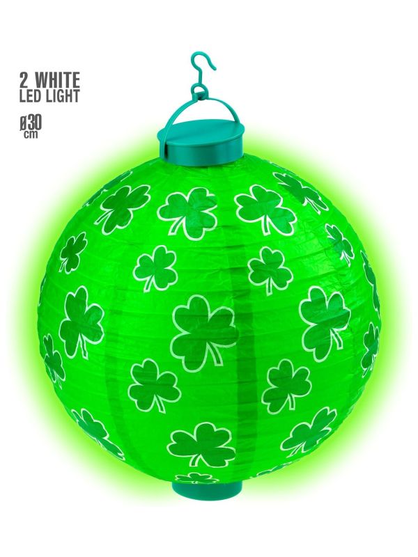 Lantaarn LED patricksday groen main product photo