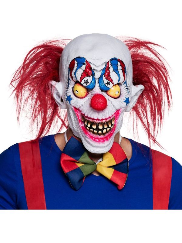 Latex amerikaanse horror clown masker