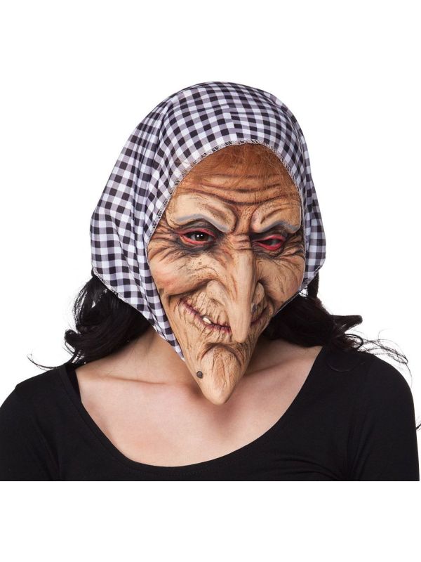 Latex oude heks masker main product photo