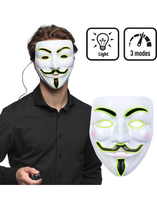 LED Gezichtsmasker V for Vendetta