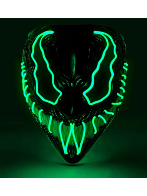 Led Monstermasker Groen Dames Heren