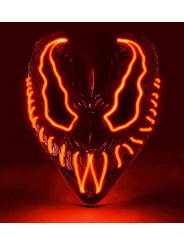 Led Verlicht Monstermasker Rood Dames Heren