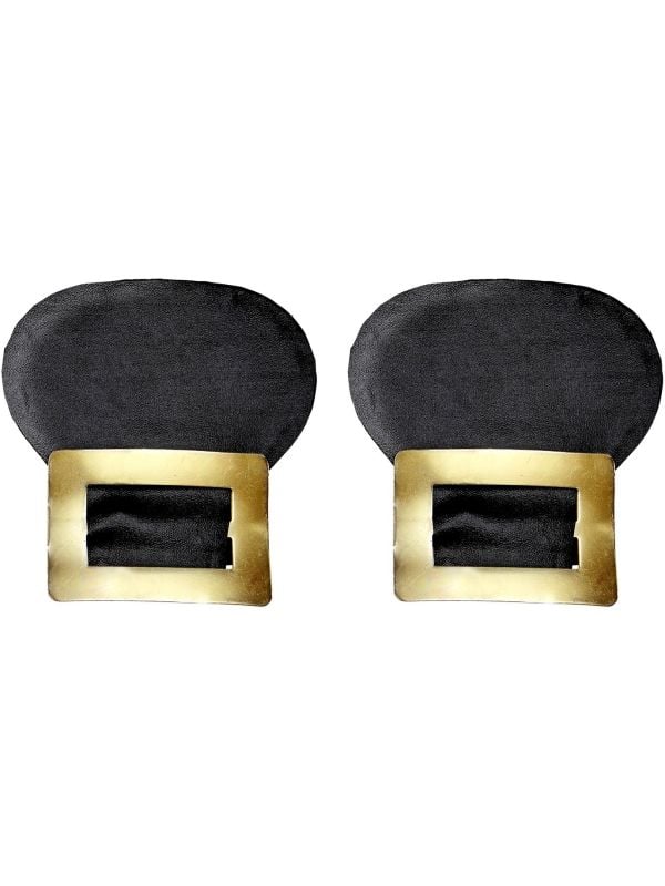 Lederlook kerstman schoengespen main product photo