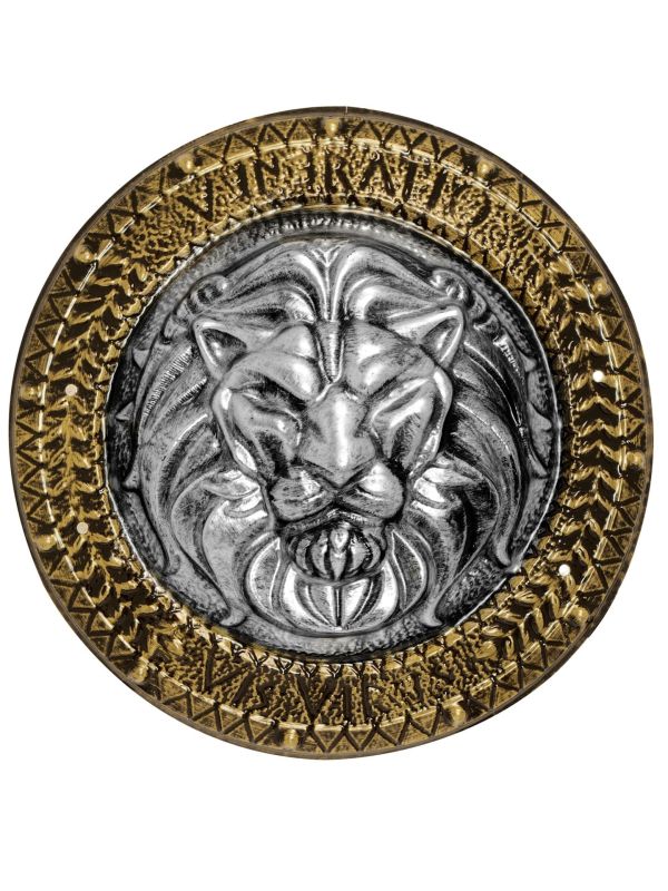 Leeuwen Ridder Schild met Handgrepen