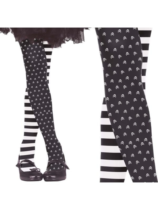 Legging meisjes halloween doodshoofd