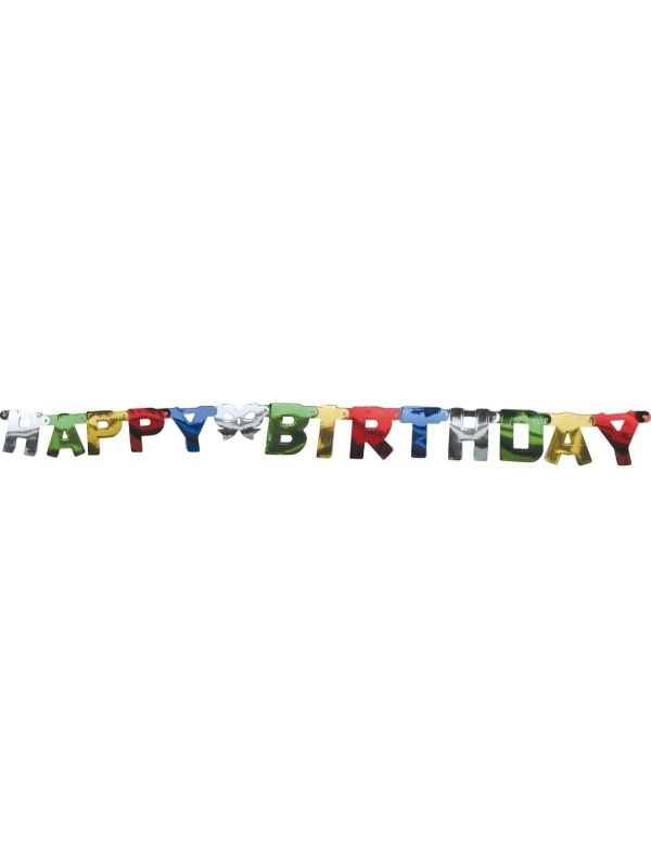Letterslinger happy birthday feestelijk 1 meter main product photo