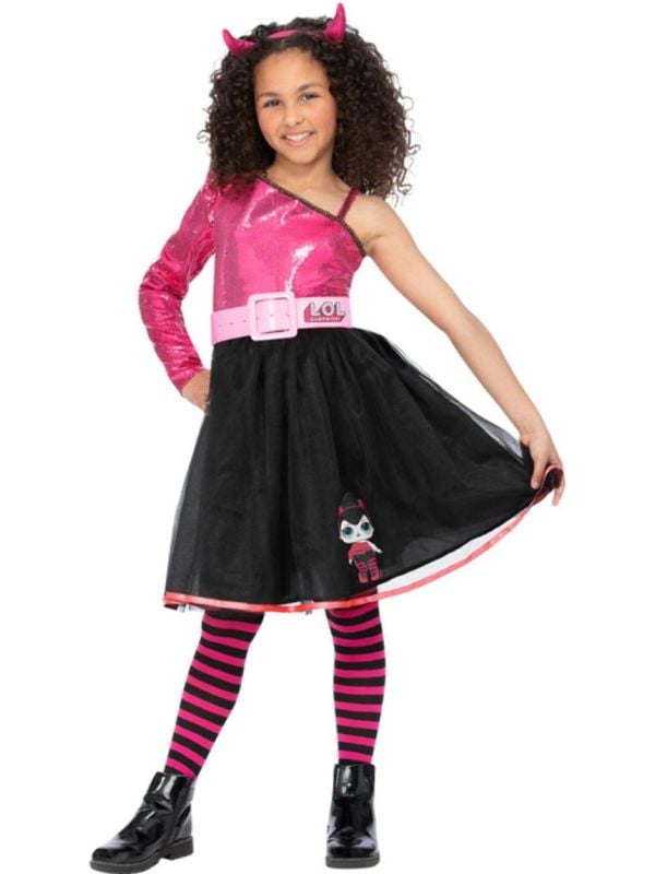 L.O.L Surprise! Spice Devil Kostuum Meisjes Zwart en Roze main product photo