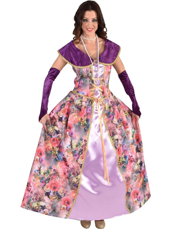 Luxe barok jurk rozen main product photo