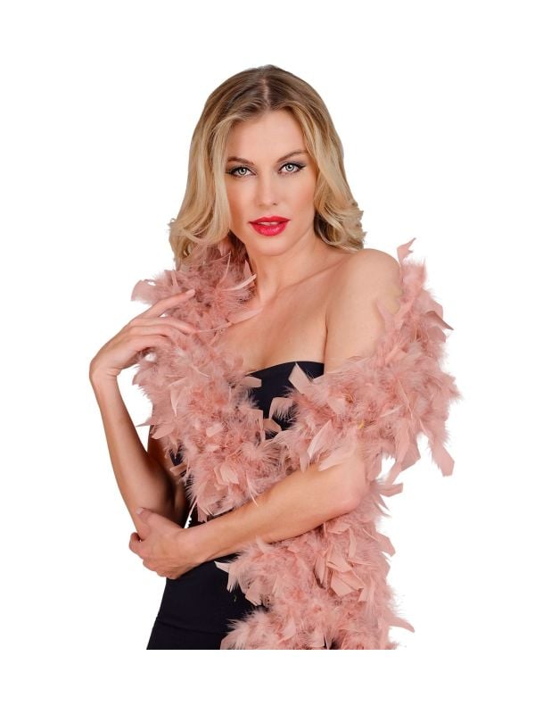 Luxe boa oudroze veren