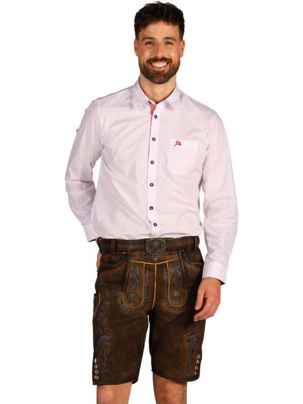 Luxe Donkerbruine Tiroler Lederhosen Heren