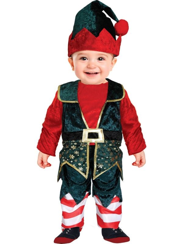 Luxe kerst elf outfit baby