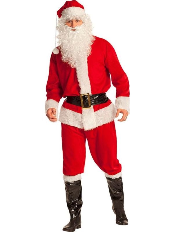 Luxe kerstman kostuum volledig