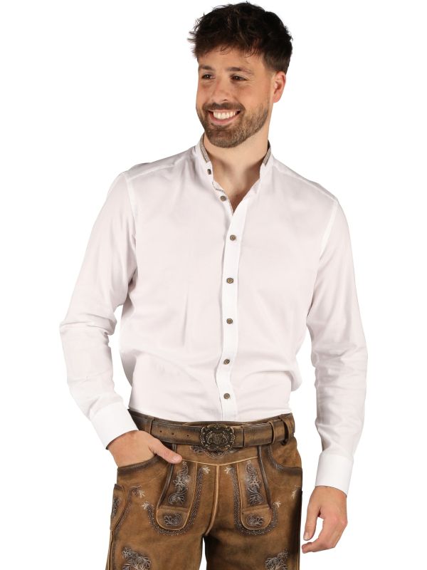 Luxe Oktoberfest Blouse Wit Heren
