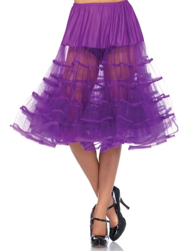 Luxe paarse petticoat