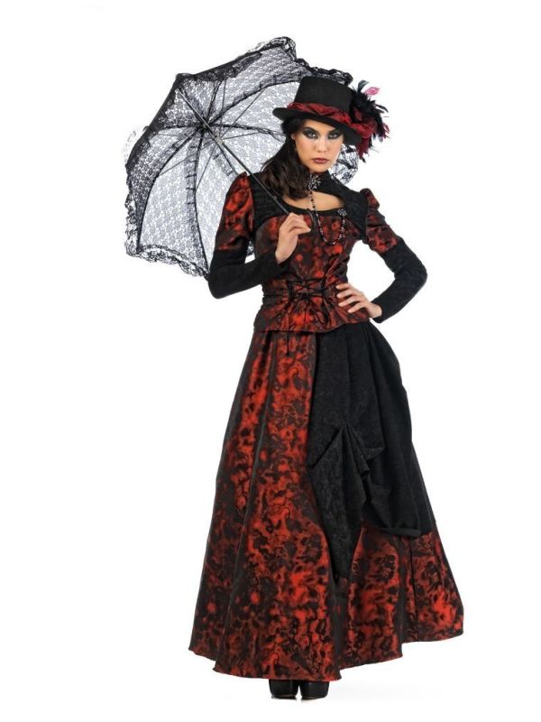 Luxe rode Gotische rok main product photo