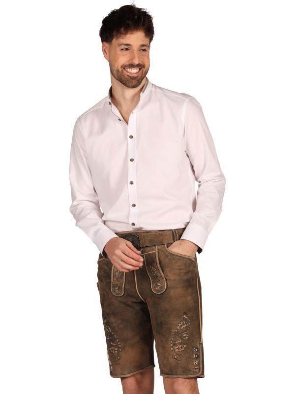 Luxe Tiroler Oktoberfest Lederhosen Lichtbruin Heren