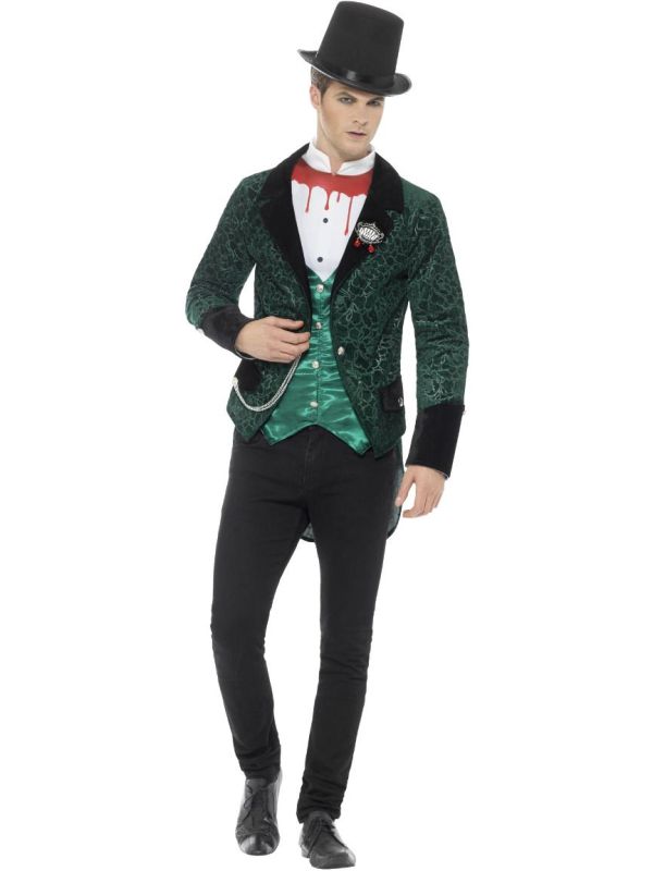 Luxe victoriaanse vampier outfit heren main product photo