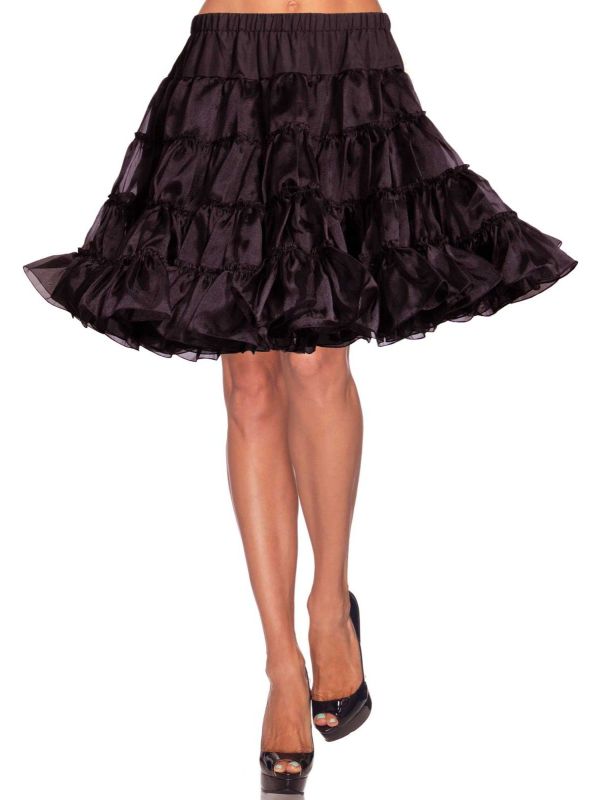 Luxe Zwarte Hoepelrok Petticoat main product photo